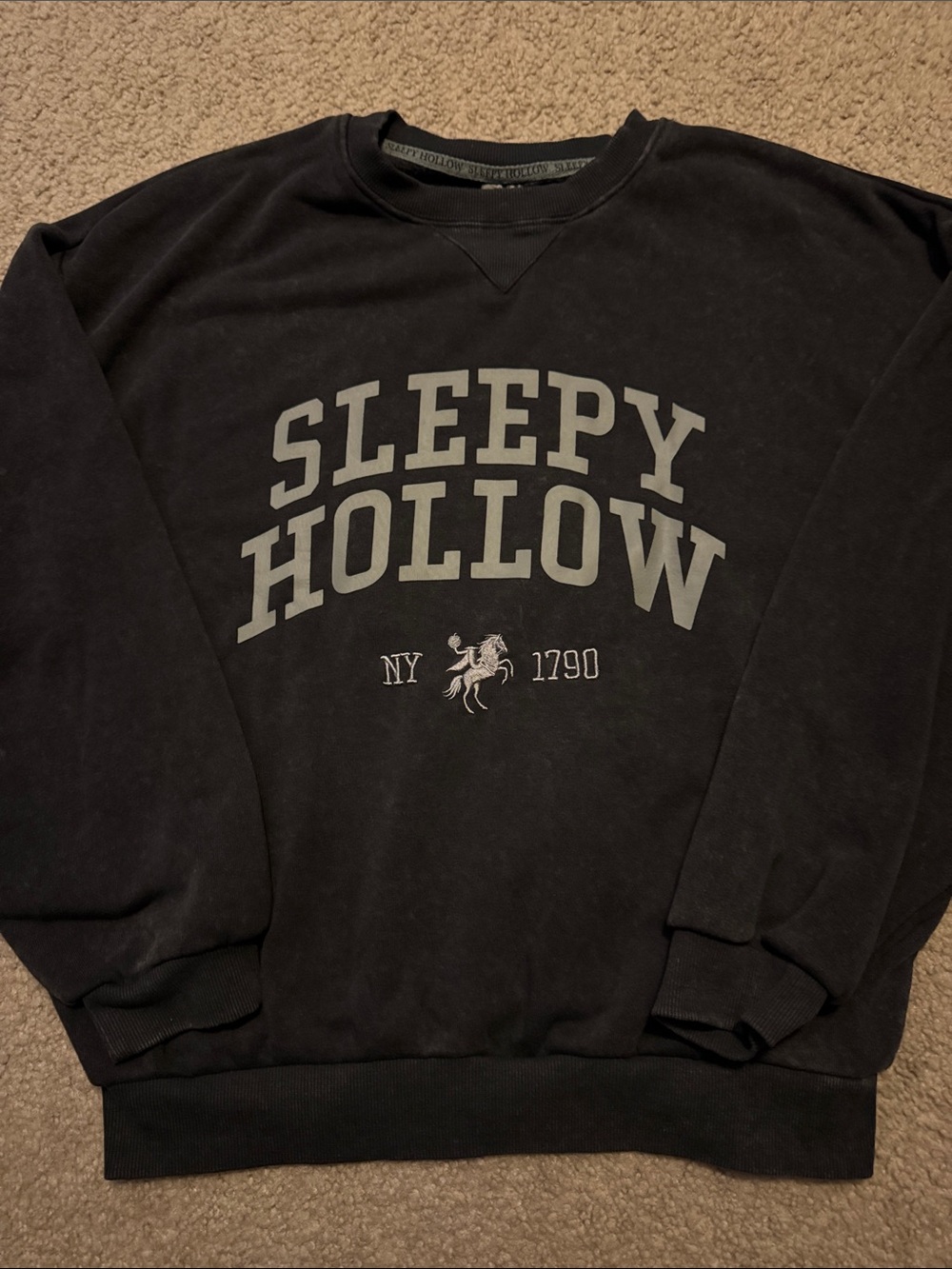 Sleepy Hollow Charcoal Sweatshirt 🎃 - Picture 2 of 6